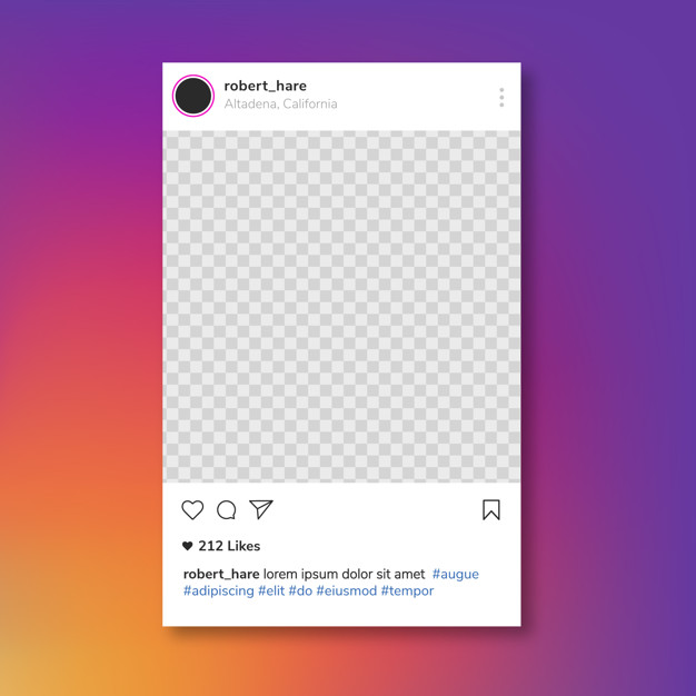 Instagram Frame Vector at Vectorified.com | Collection of Instagram ...