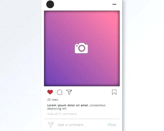 626x500 Page Template Lovely Post Vector Editable Instagram Free Frame