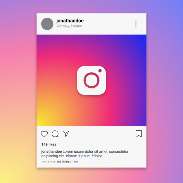 Instagram Frame Vector at Vectorified.com | Collection of Instagram ...