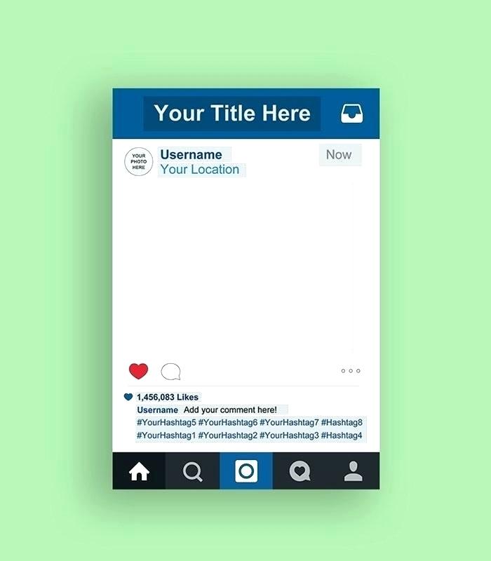 700x800 Instagram Board Template