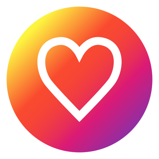 512x512 Instagram Heart Button