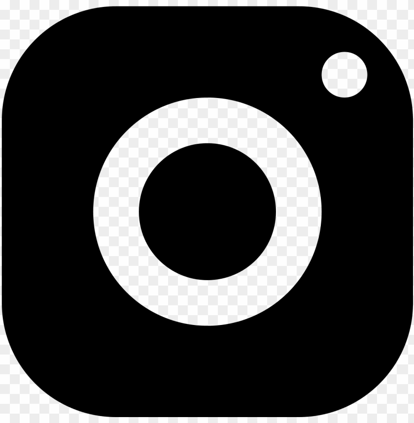 instagram logo black and white