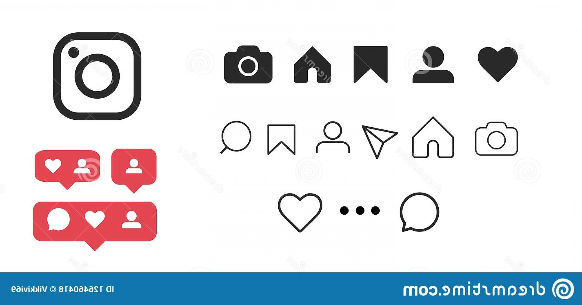 1920x1009 Social Media Vector Icons With Instagram Hoodamathrun