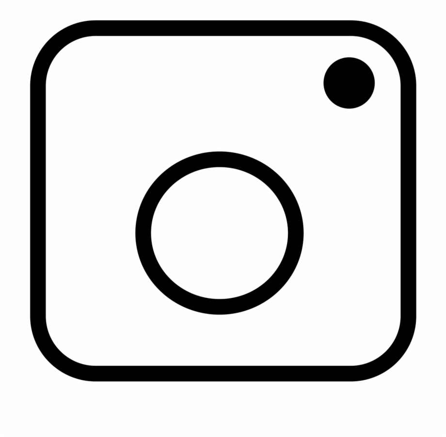 Instagram Logo Black And White Vector at Vectorified.com | Collection ...