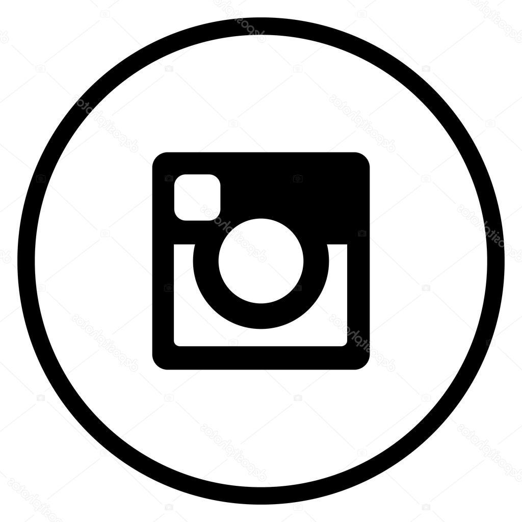 Instagram Logo Black And White Vector at Vectorified.com | Collection ...