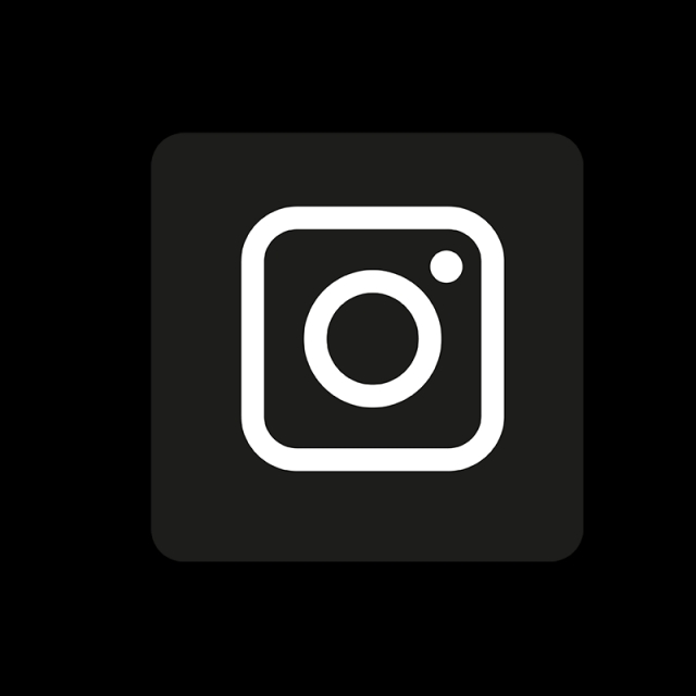640x640 Instagram Icon Instagram Logo, Black And White Icon, Black