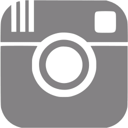 256x256 Gray Instagram Icon