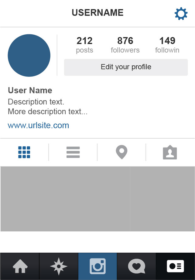 642x922 Instagram App Complete Vector Ui Uicloud