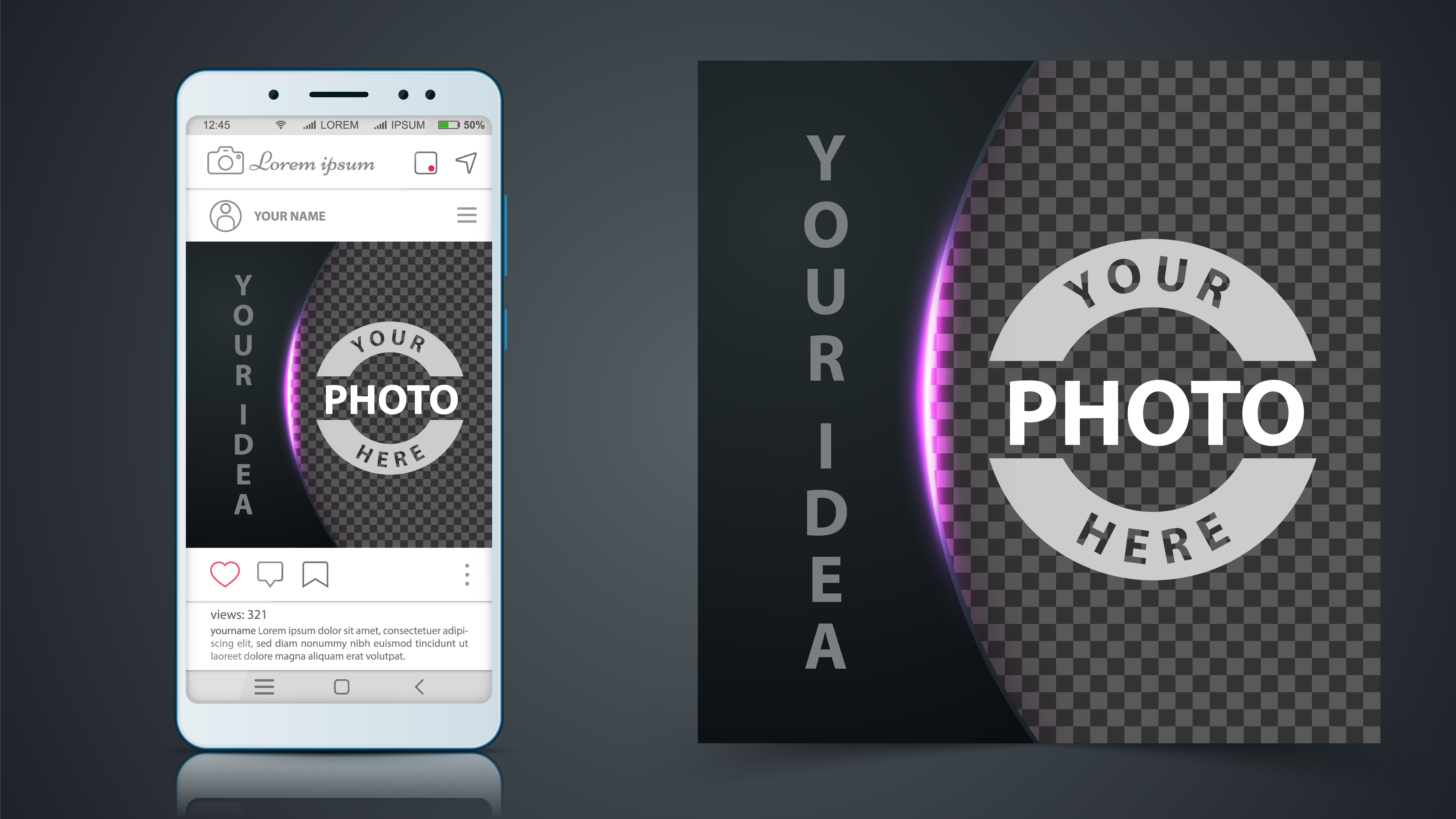 6000x3375 Instagram Template Free Vector Art