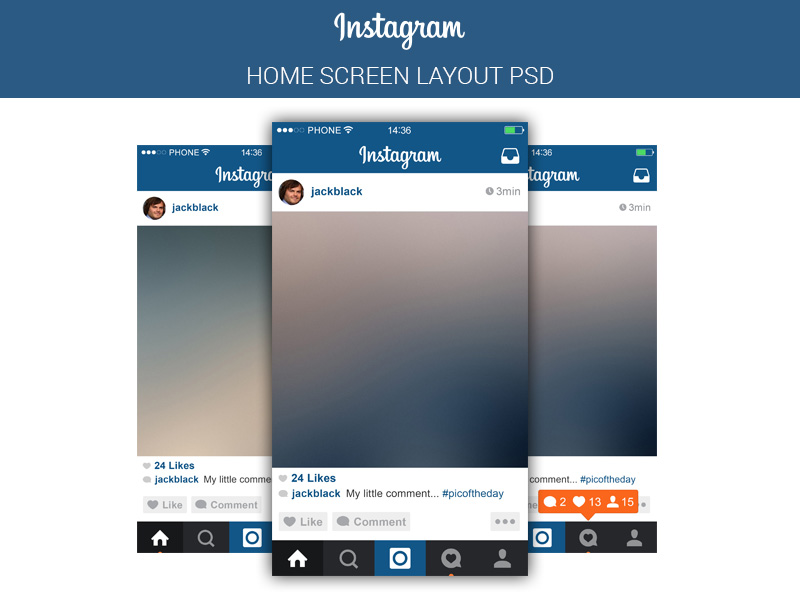 800x600 Instagram Main Screen Free