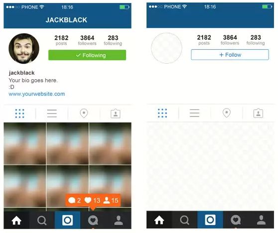 558x468 Instagram Profile Ui Free Ui Download