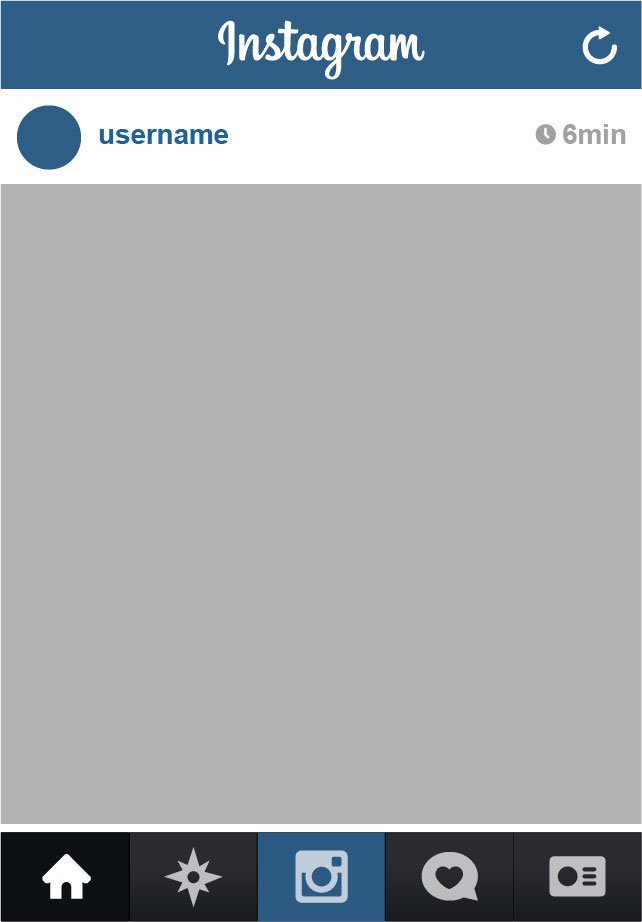 642x922 Free Instagram App Complete Vector Ui Files, Vectors