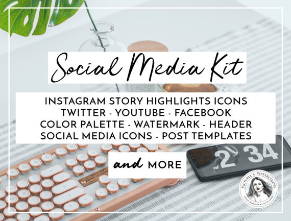 570x433 Social Media Package Instagram Highlights Icons Branding And Etsy