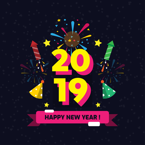 490x490 Happy New Year Instagram Vector