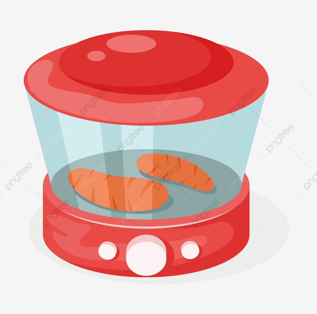 1200x1191 Red Red Insulated Bucket Cartoon Cartoon Cooler, Electronic