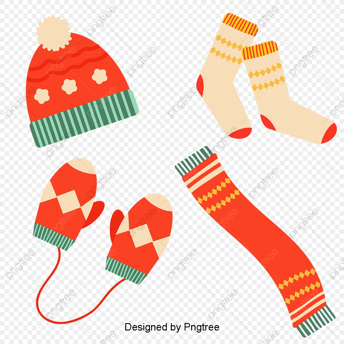 1200x1200 Simple Materials And A Thermal Insulation In Winter Illustration