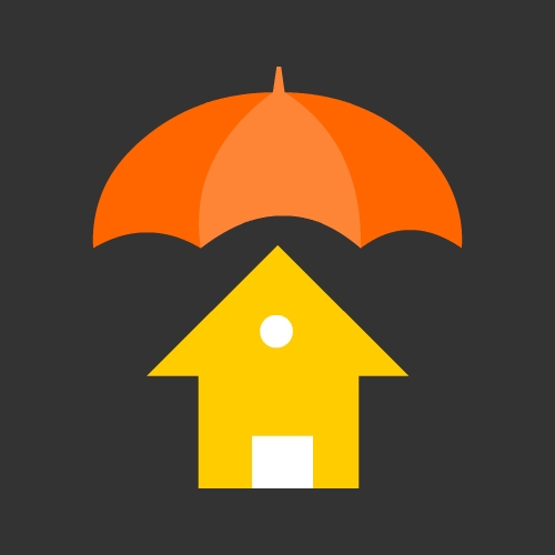 500x500 Home Insurance Icon Or House Insurance Icon Vector Icons Download