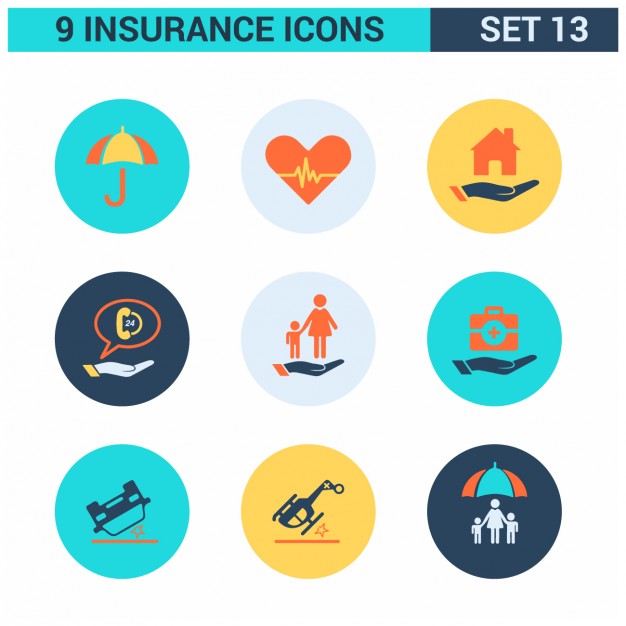 626x626 Insurance Icons Set Vector Free Download