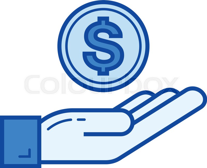 800x649 Money Insurance Vector Line Icon Stock Vector Colourbox