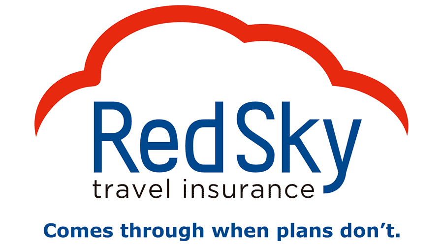 900x500 Red Sky Travel Insurance Vector Logo Free Download
