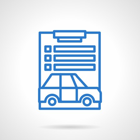Document Form For Car Loan Paper With Abstract List 450x450 Document Form For Car Loan Paper With Abstract List