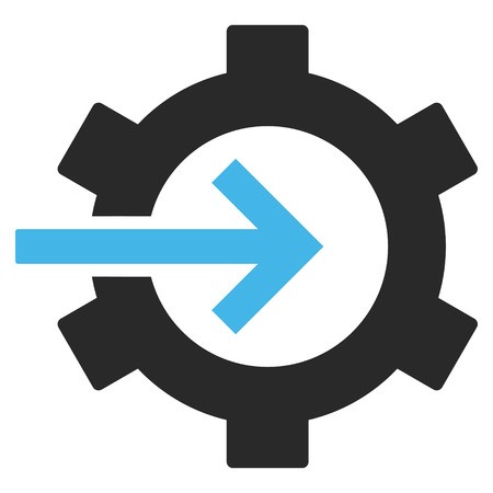 450x450 Cog Integration Vector Icon Picture Style Is Bicolor Flat Cog
