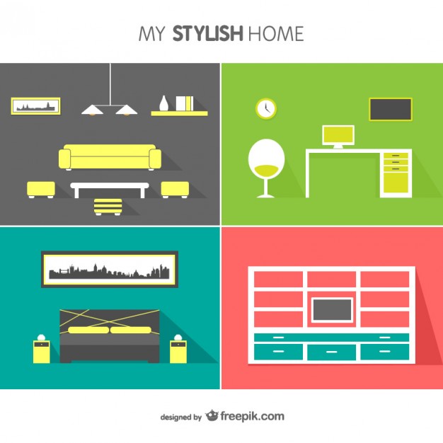 626x626 Interior Design Vector Vector Free Download