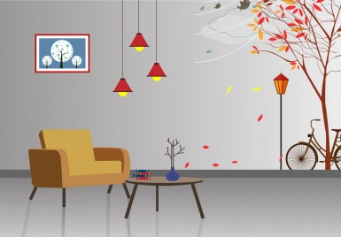 385x268 Interior Design Vector Vectors Stock For Free Download