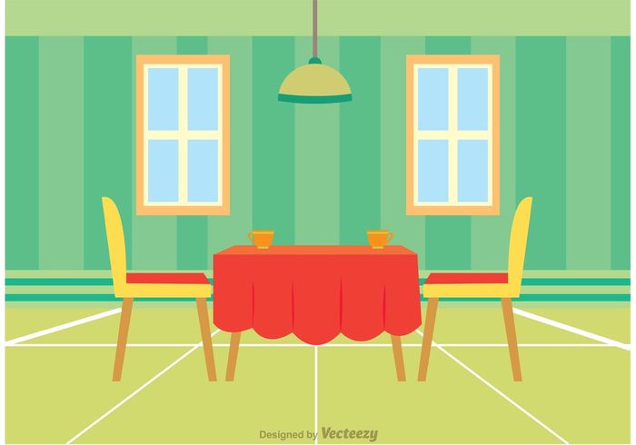 700x490 Interior Of Restaurant Vector Free Vectors Ui Download