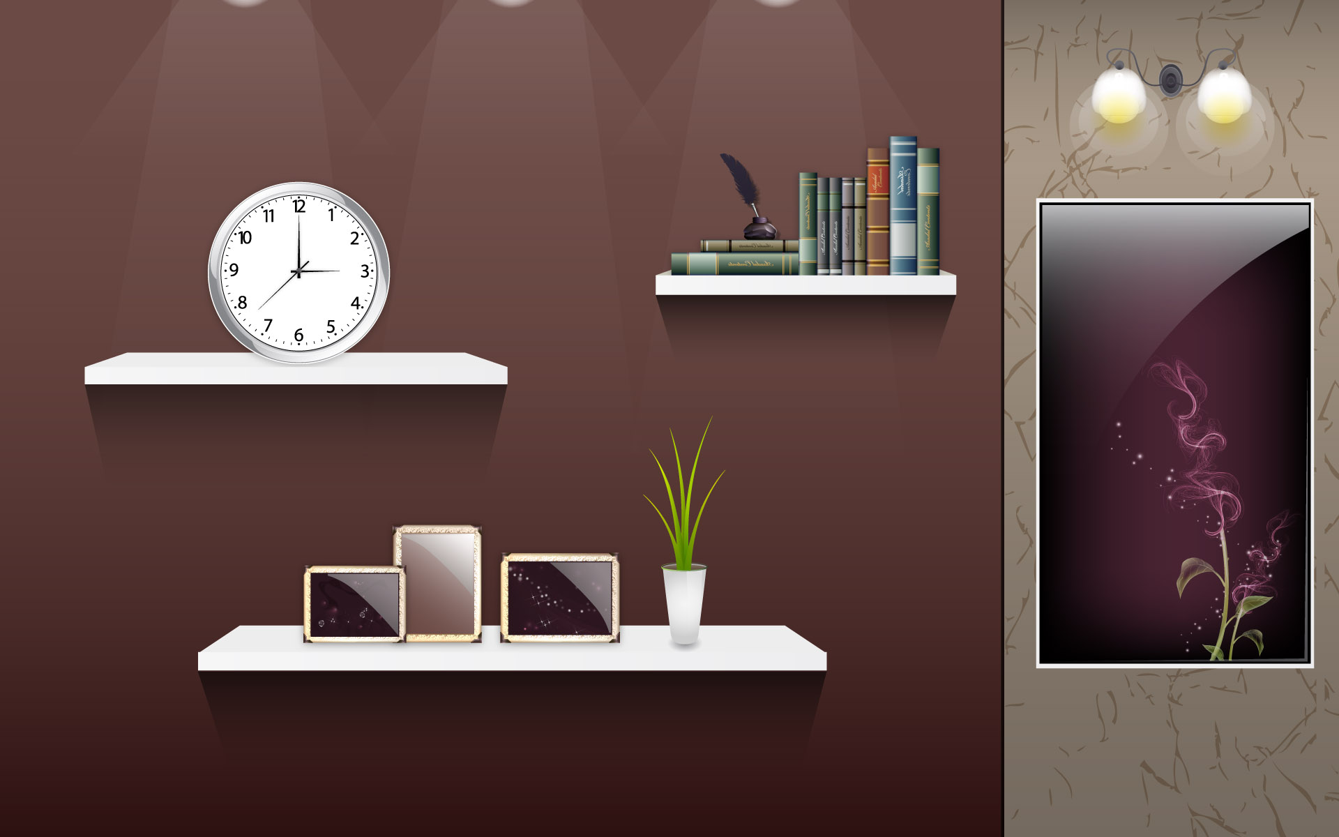 1920x1200 Home Interior Vector Wallpapers