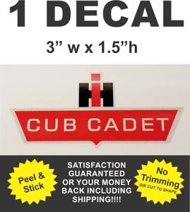 269x300 International Harvester Cub Cadet Ih Farmall Decal