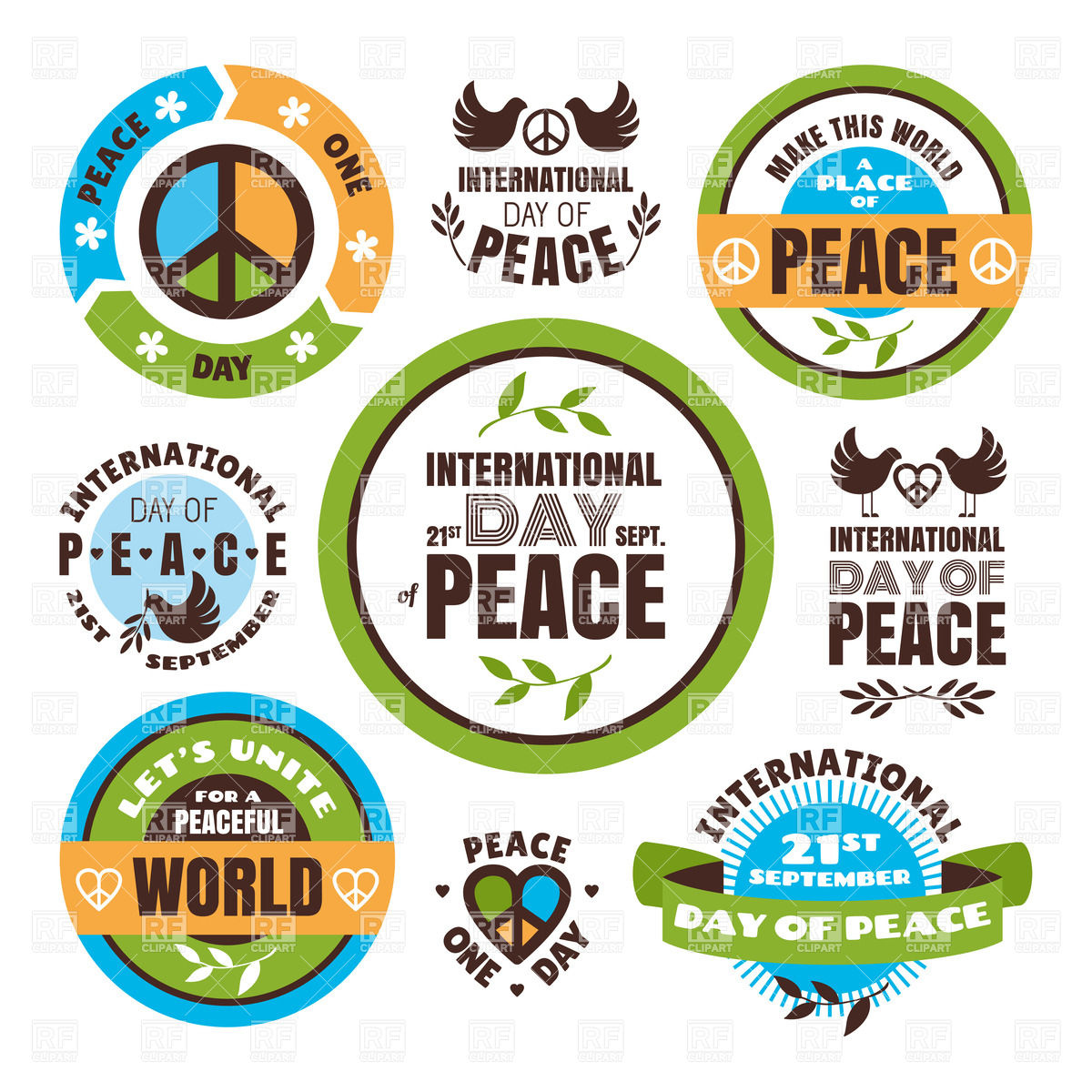 1200x1200 Labels For The International Day Of Peace