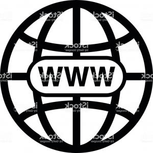 300x300 Stock Photo Internet Globe Icon With Arrow Cursor World Wide Web