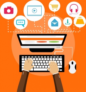 343x368 Internet Icon Vector Free Vector Download