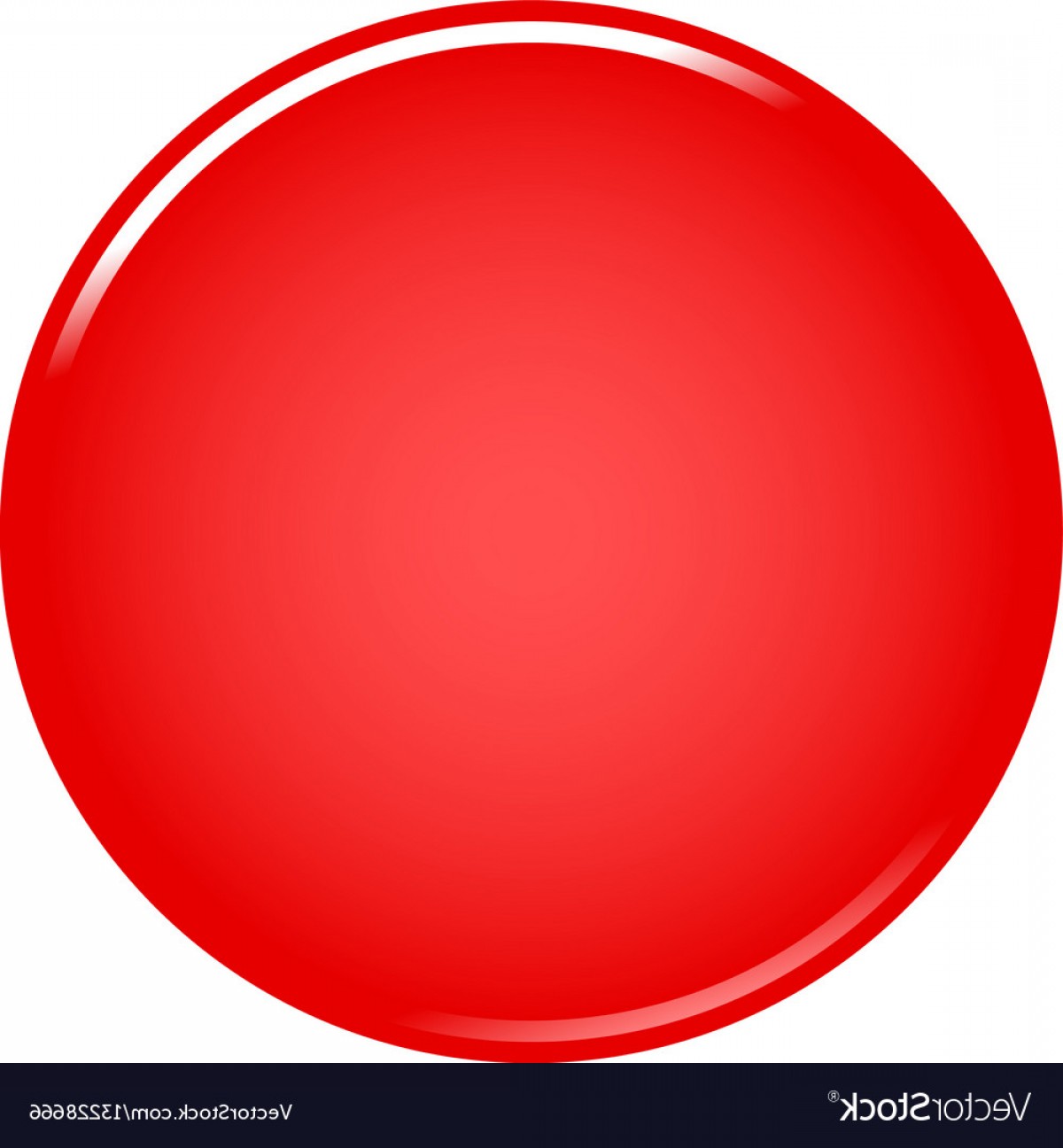 1200x1296 Red Circle Button Blank Web Internet Icon Vector Hoodamathrun