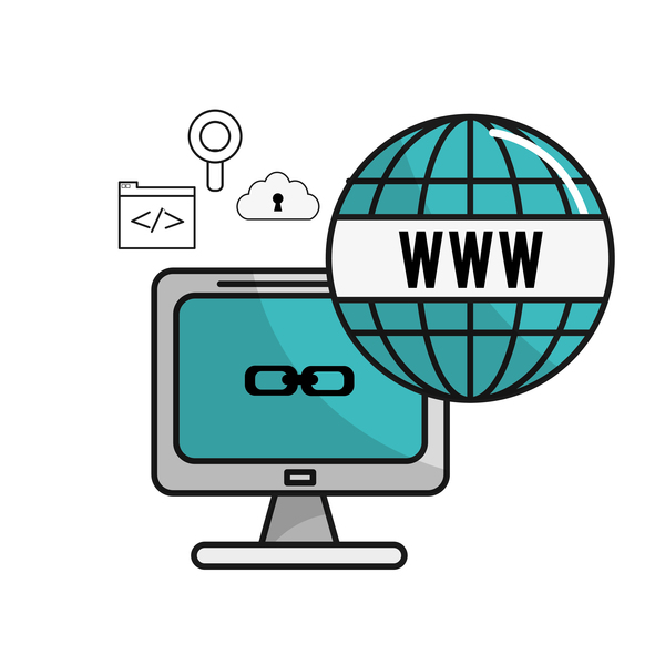 600x600 Network Internet Business Template Vector Design Free Download