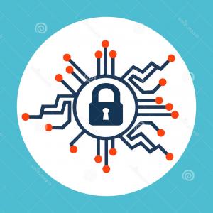 300x300 Stock Illustration Cyber Security Icon Internet Vector