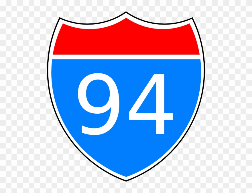880x676 Interstate Sign Vector Clipart