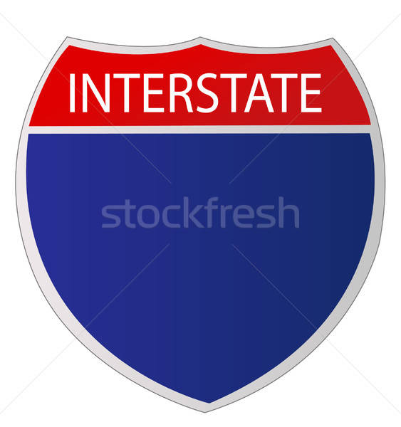 563x600 Interstate Sign Vector Illustration Edmond Mihai Vertes