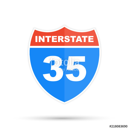 500x500 Interstate Highway Road Sign Stock Image And Royalty Free