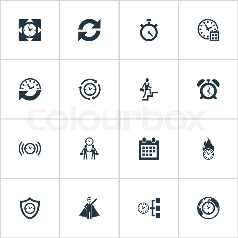 800x800 Elements Recurrence, Interval, Limits Stock Vector Colourbox