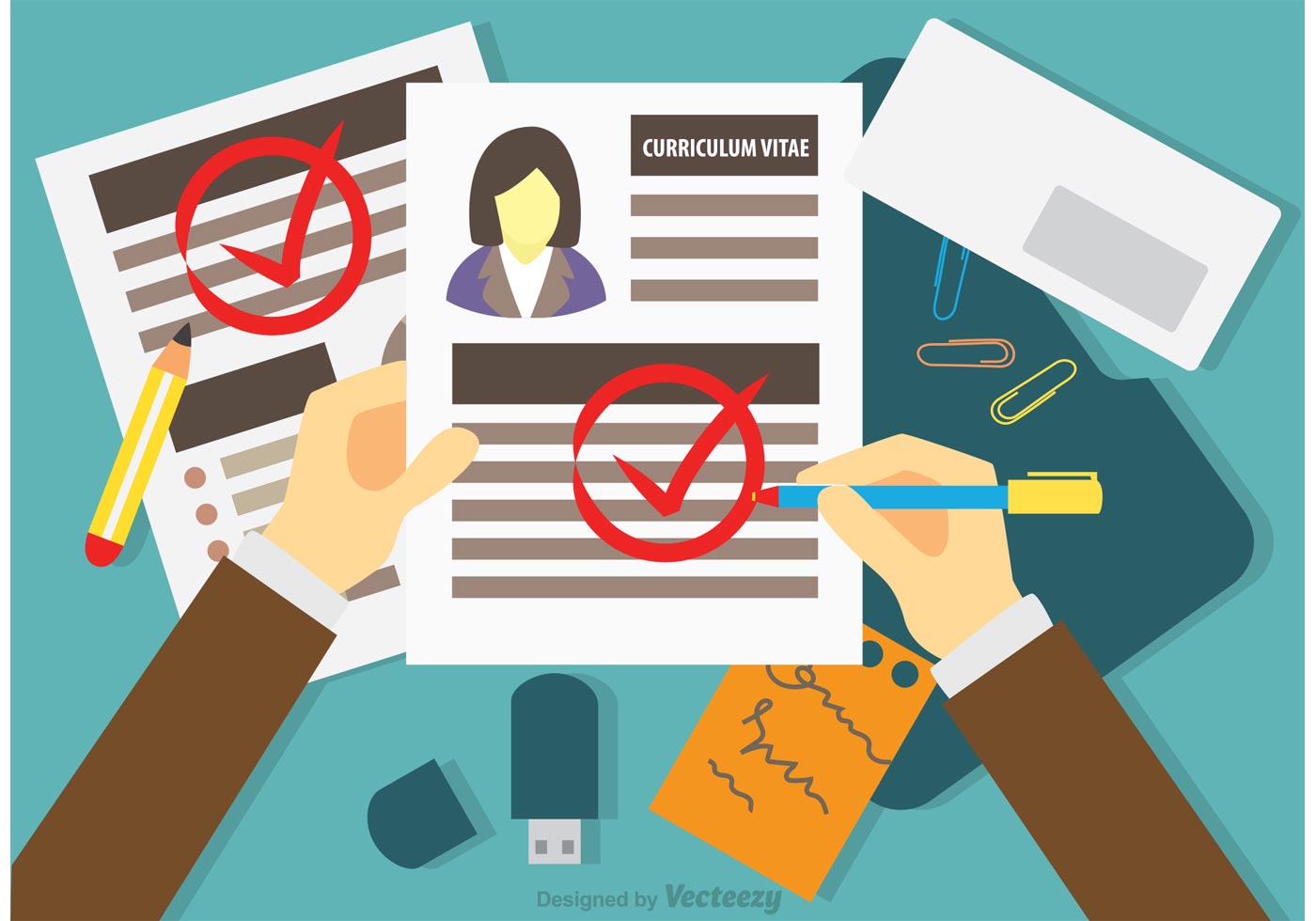 1400x980 Job Interview Free Vector Art