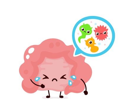 450x377 Microscopic Bad Bacterias Microflora, Viruses In Sick Unhealthy