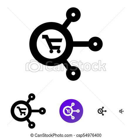 450x470 Inventory Management Icon Vector Icon With The Image Cart