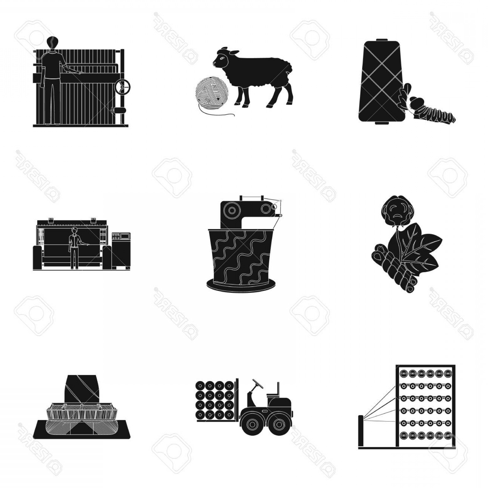1560x1560 Photostock Vector Machine Equipment Lift And Other Web Icon