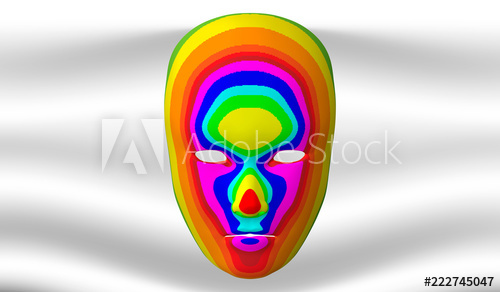 Multicolored Face On A Light Background Carnival Inventory 500x292 Multicolored Face On A Light Background Carnival Inventory