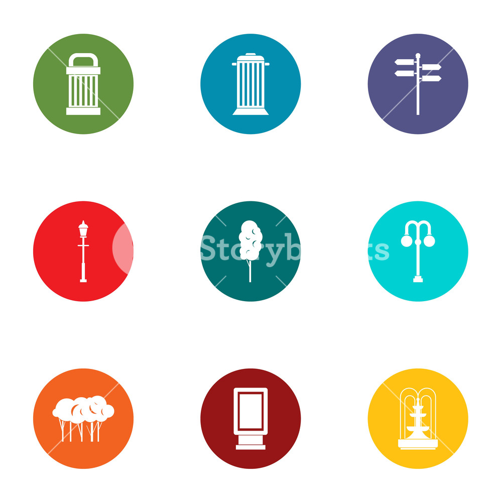 Park Inventory Icons Set Flat Set Of Park Inventory Vector 1000x1000 Park Inventory Icons Set Flat Set Of Park Inventory Vector