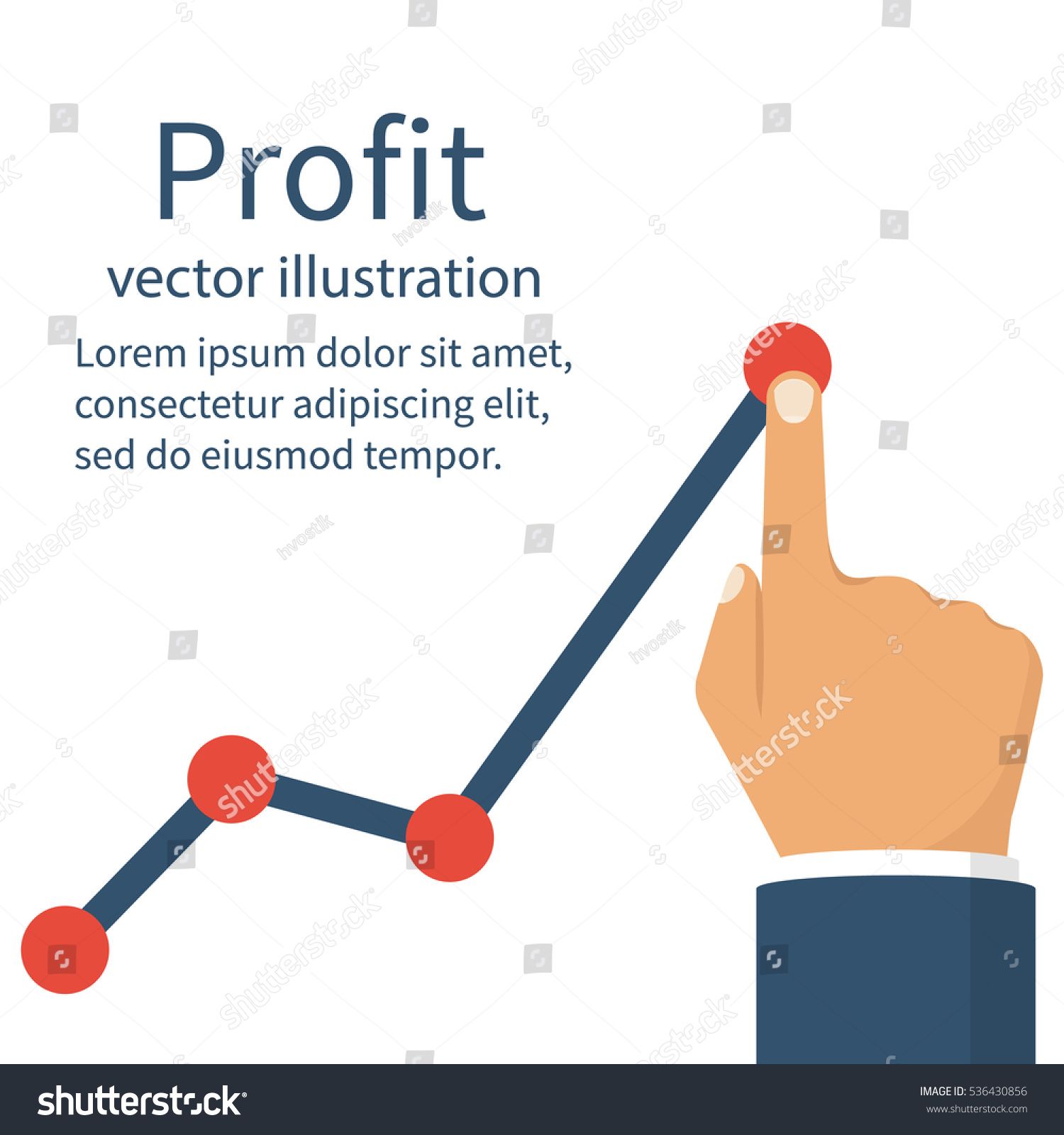 Profit Concept, Growing Business Graph Businessman Manages 1500x1600 Profit Concept, Growing Business Graph Businessman Manages