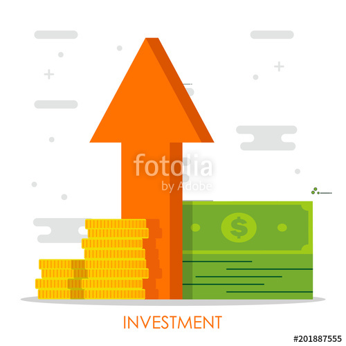 Concept Of Income Increase, High Return On Investment Vector Flat 500x500 Concept Of Income Increase, High Return On Investment Vector Flat