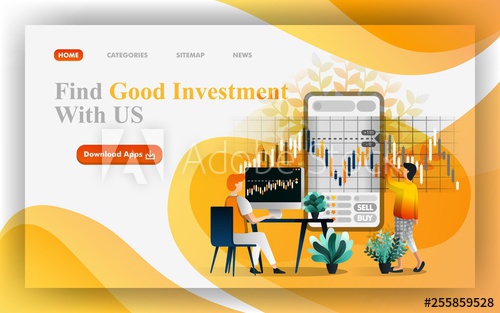 Find A Good Investment Vector Web Illustration, People Analyze 500x313 Find A Good Investment Vector Web Illustration, People Analyze